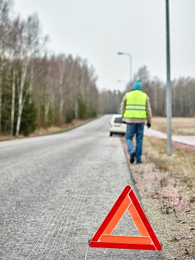 Kit sécurité triangle avec gilet pour voiture sans permis